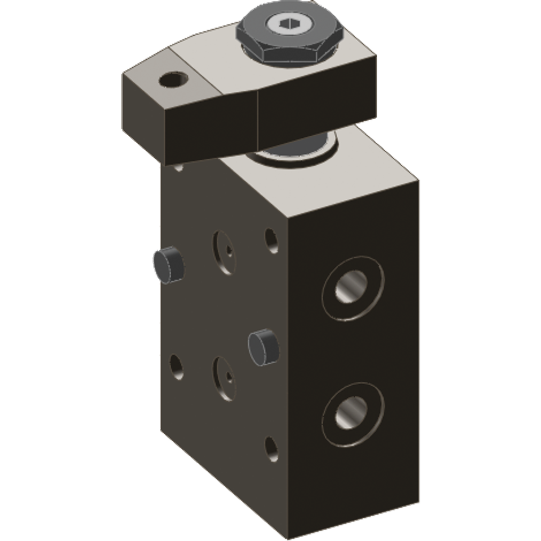 726D40342-2HT - Hydraulic swivel clamp, Viton | Hydraulic Workholding