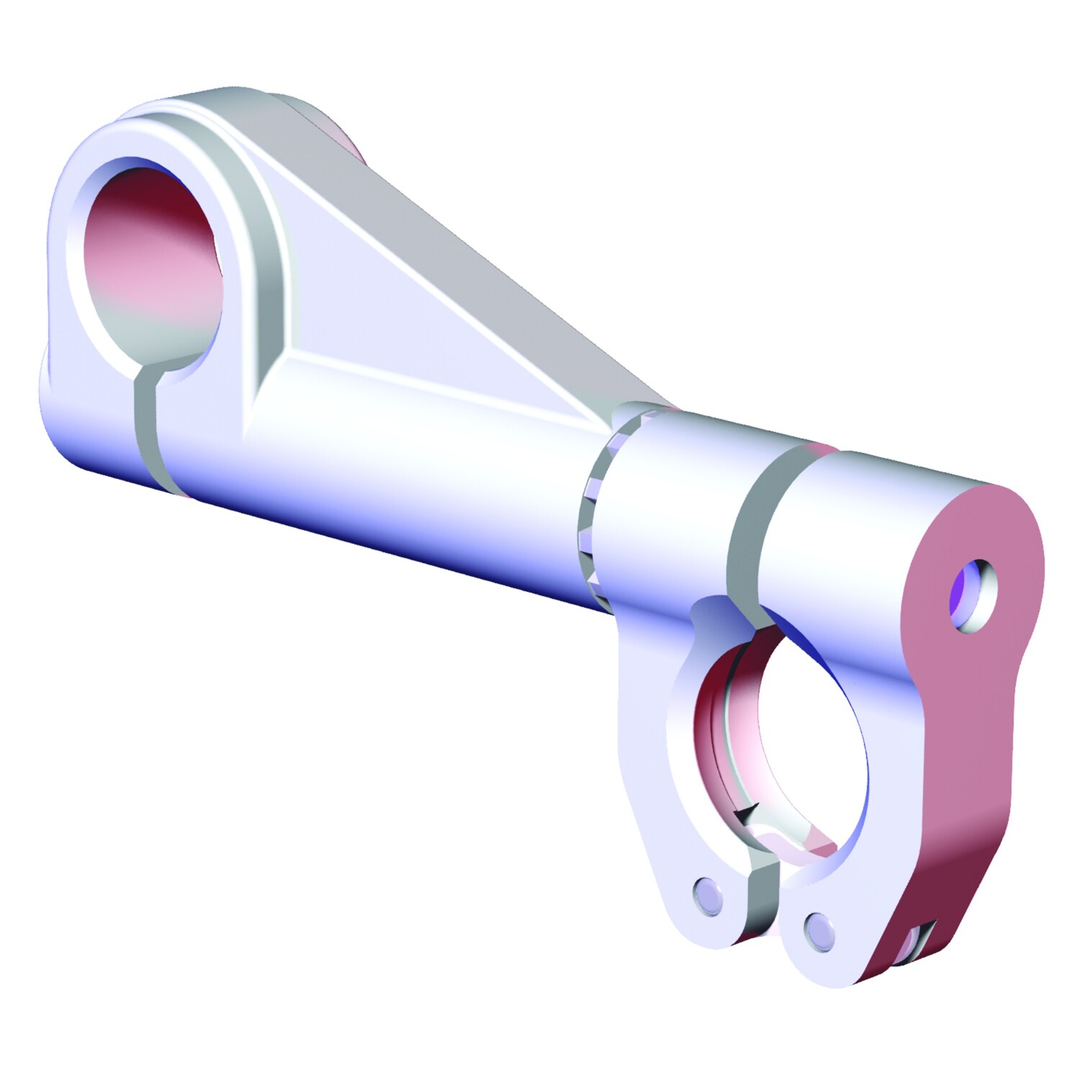 CPI-50-30-SA-B112 - Swivel Arm, 50mm Long, 30mm Sleeve w/ Ball Mount