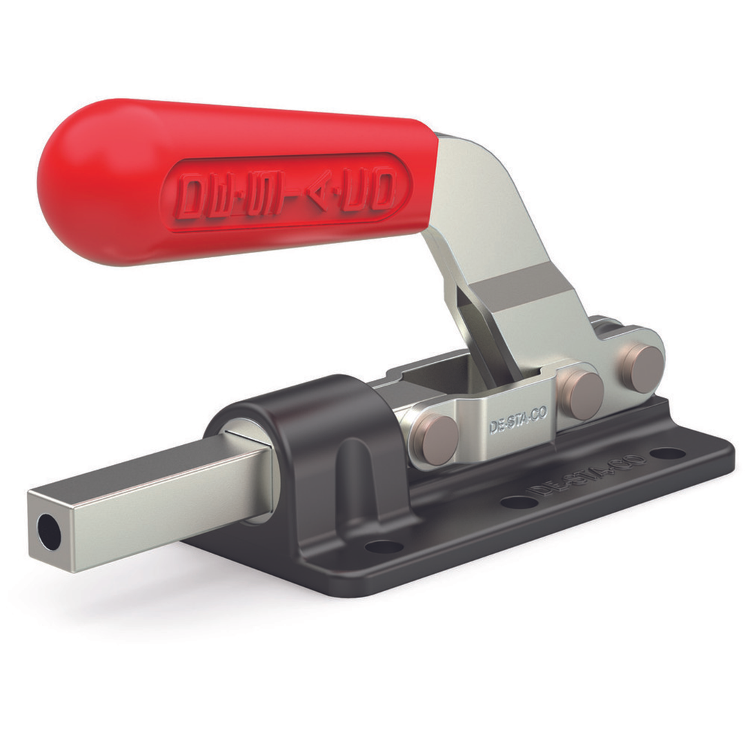 607-SQ - Schubstangenspanner/Handspanner, Kniehebel, große Haltekraft, Schubstange quadratisch