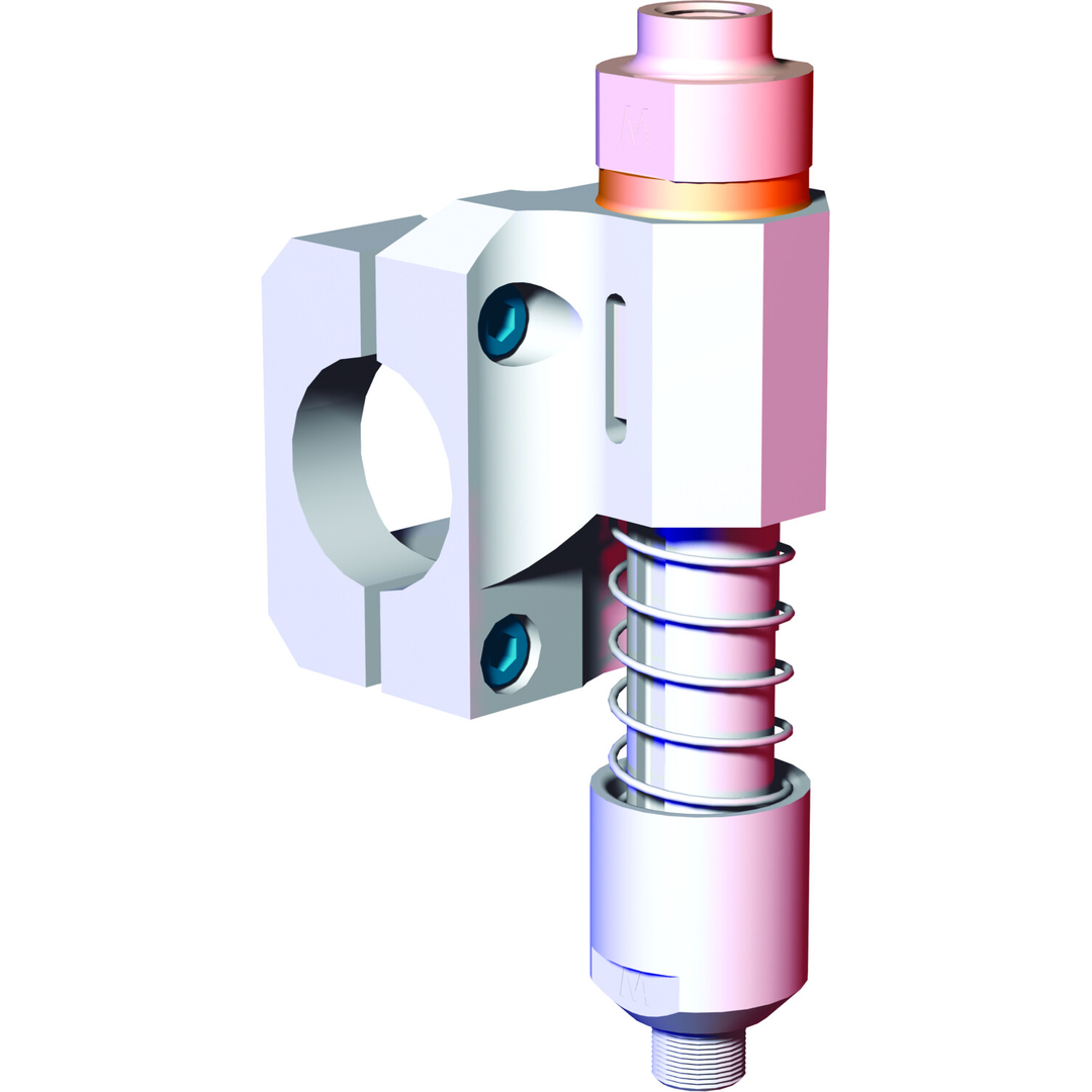 CPI-SCMC-40M-100M-B - Spring Cup Mount - Tube Mount (Lowered)