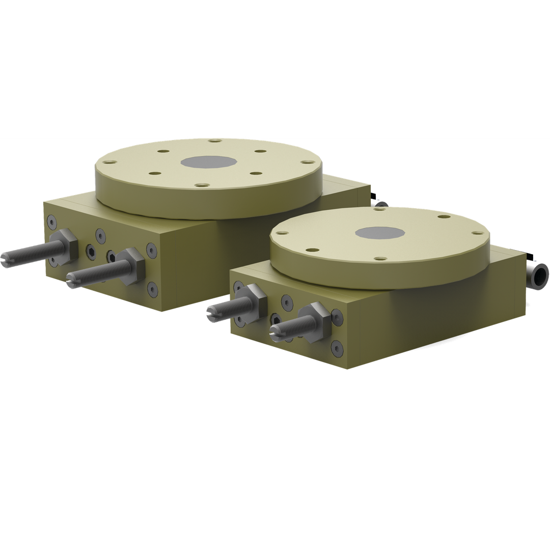 RR-46M-90-S-V - Rotary Actuator, 90 Degree Rotation, Mid-Stop Position