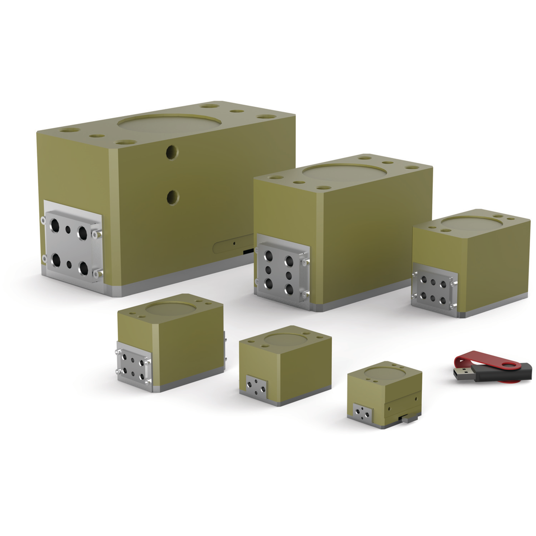 RP-12M-D - 2-Backen-Greifer, pneumatisch, gekapselt, robust, Doppelkeil, Serie RP | DESTACO