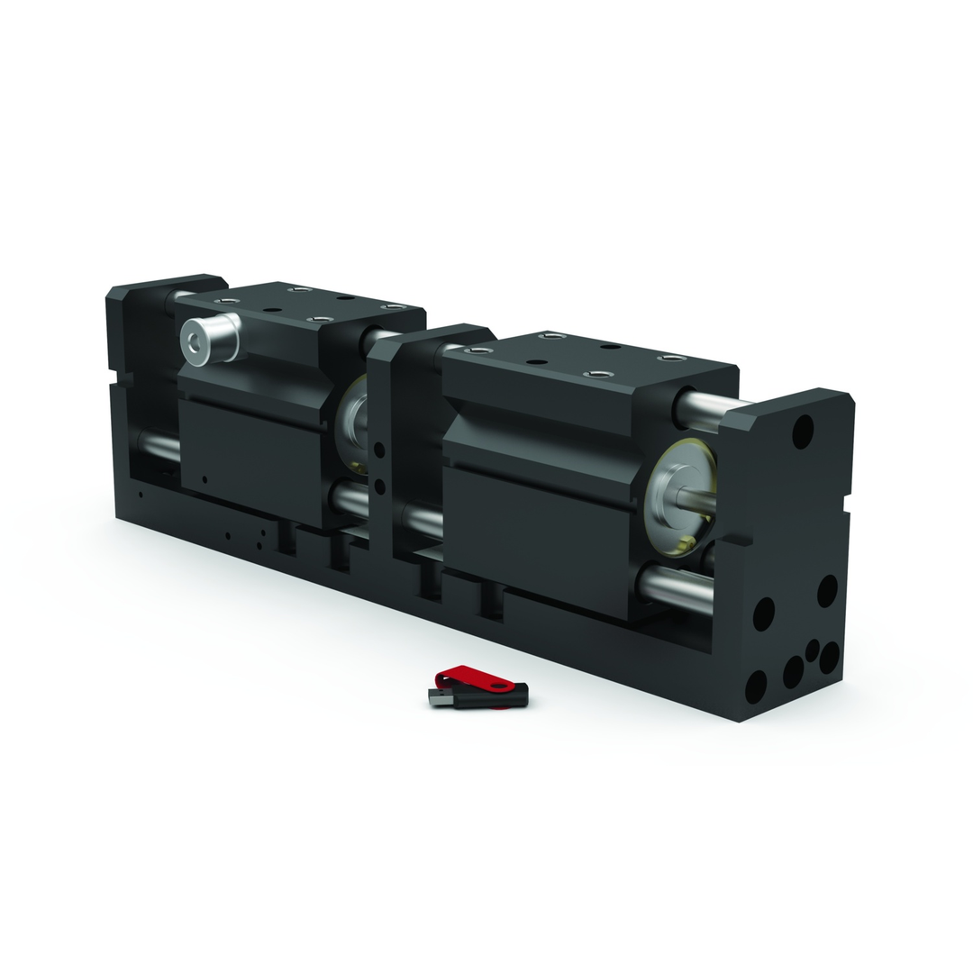 RPR-63M-350-NS-V - Heavy-Duty 2-Jaw Pneumatic Parallel Gripper