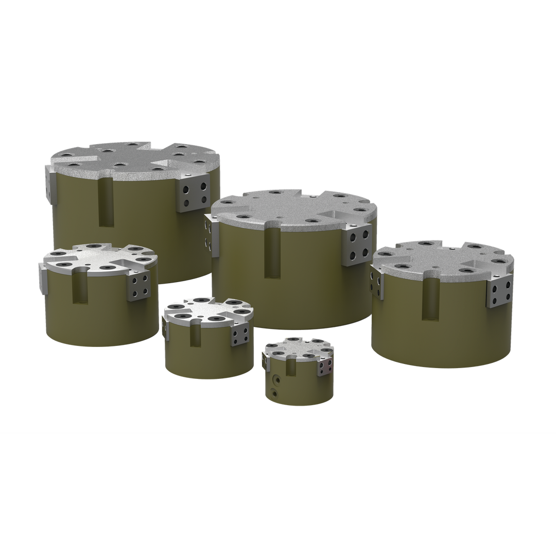 RPC-368 - 3-Backen-Greifer/Dreipunktgreifer, pneumatisch, selbstzentrierend, hohe Greifkraft, Serie RPC | DESTACO