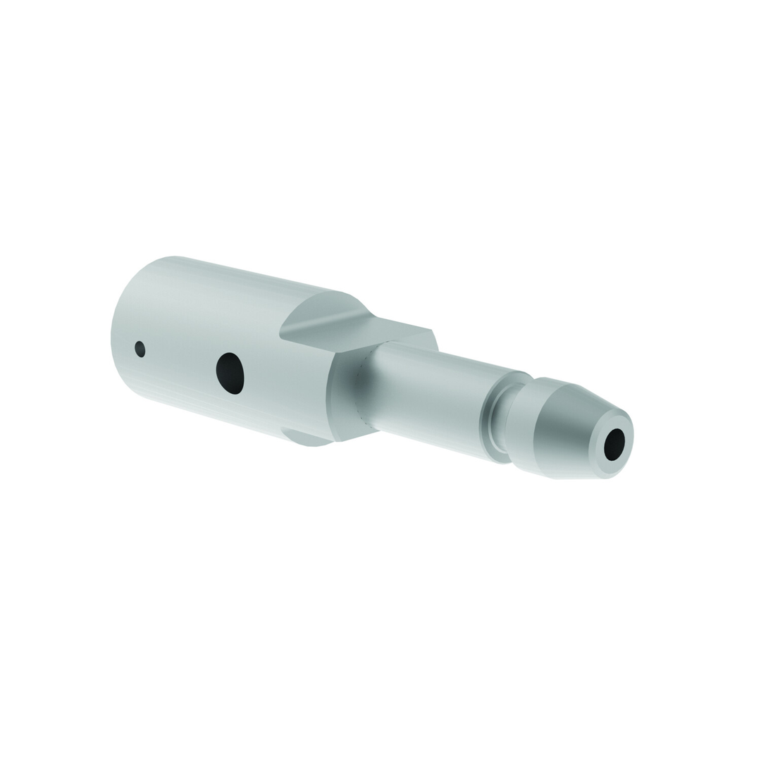 CPI-1T-25F-A - One Touch, Aluminum CROSSBAR FINGER, 25mm Tube