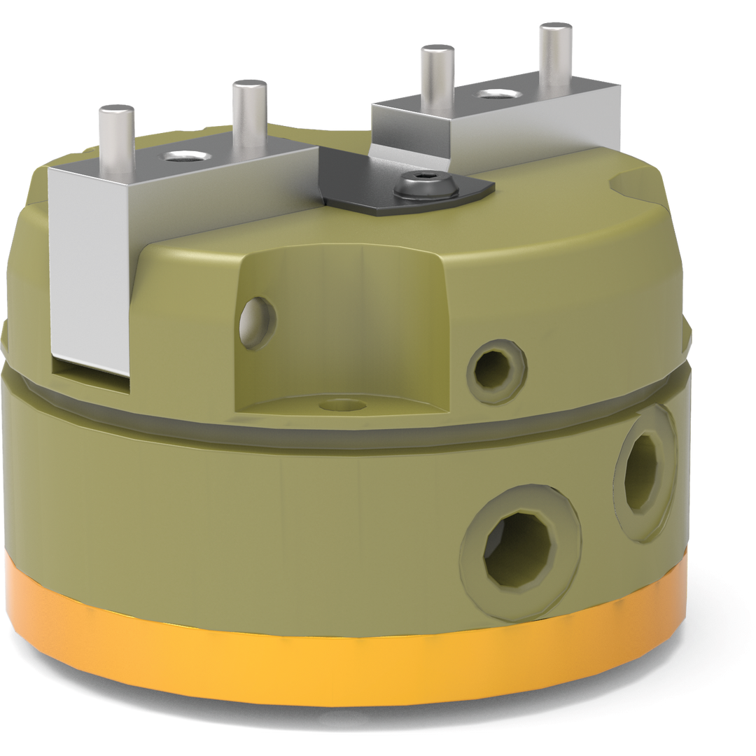 RUA-82M-P-KT1 - Winkelgreifer, pneumatisch, 2 Backen, Federunterstützung, Serie RUA