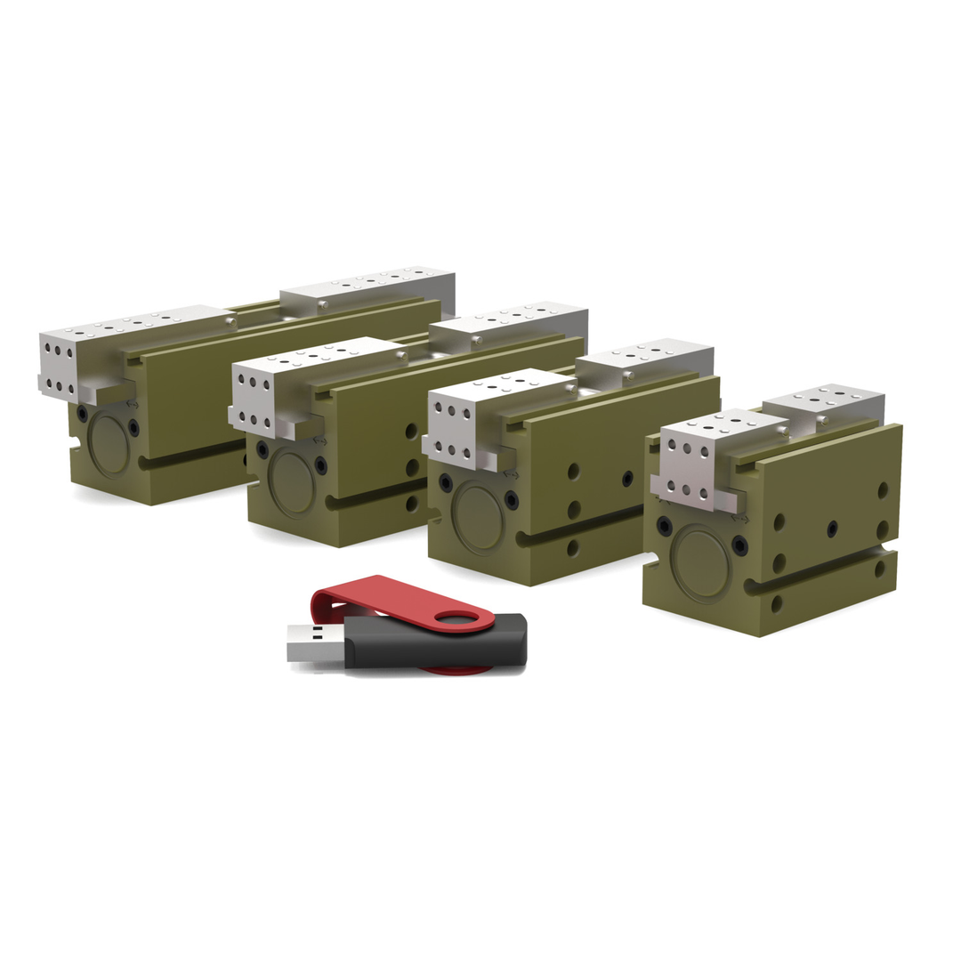 DPG-10-2-O-NS-T - General Industrial 2-Jaw Pneumatic Parallel Gripper