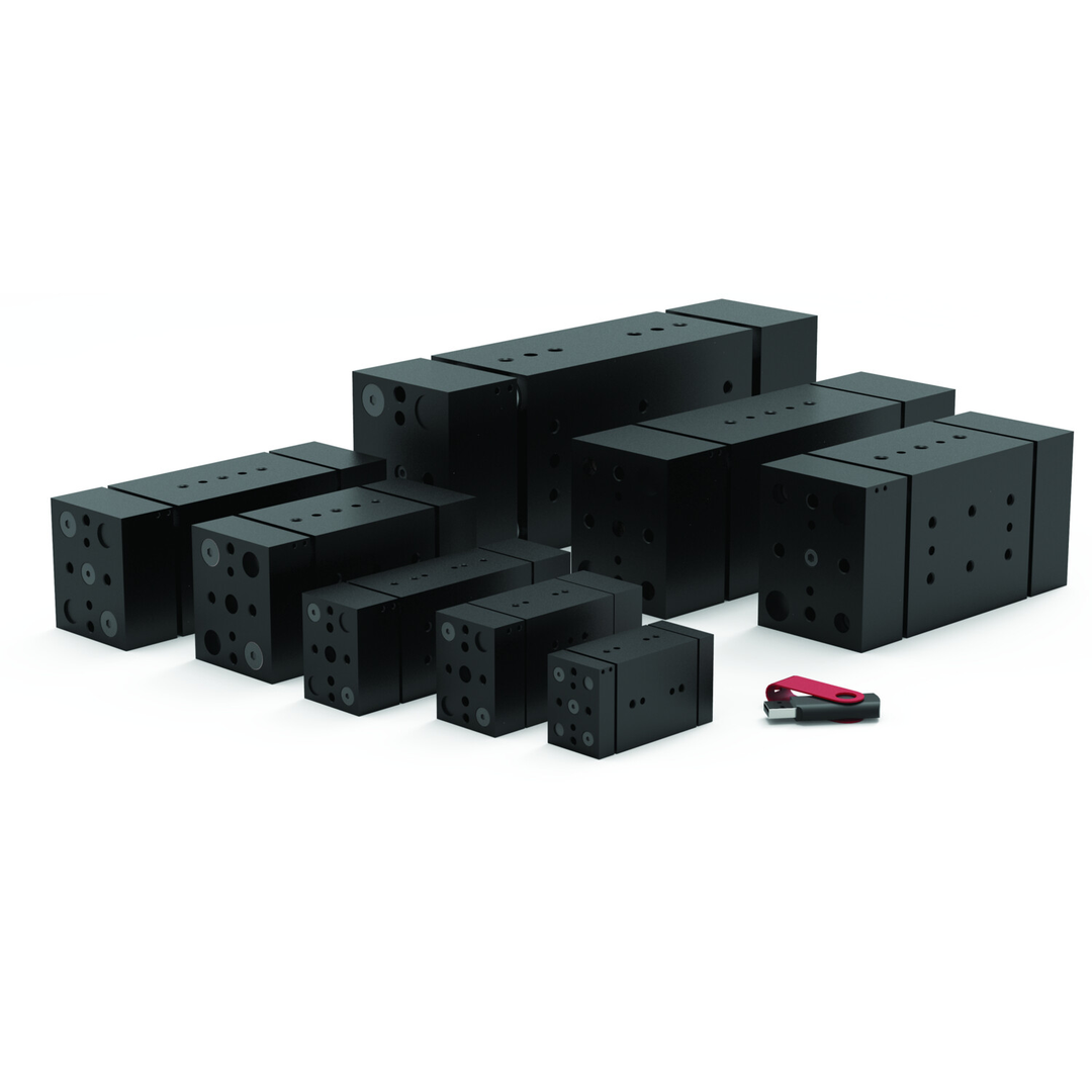 RPW-500M-1-NS-V - 2- Backen-Greifer, pneumatisch, robust, für große Teile, Serie RPW | DESTACO