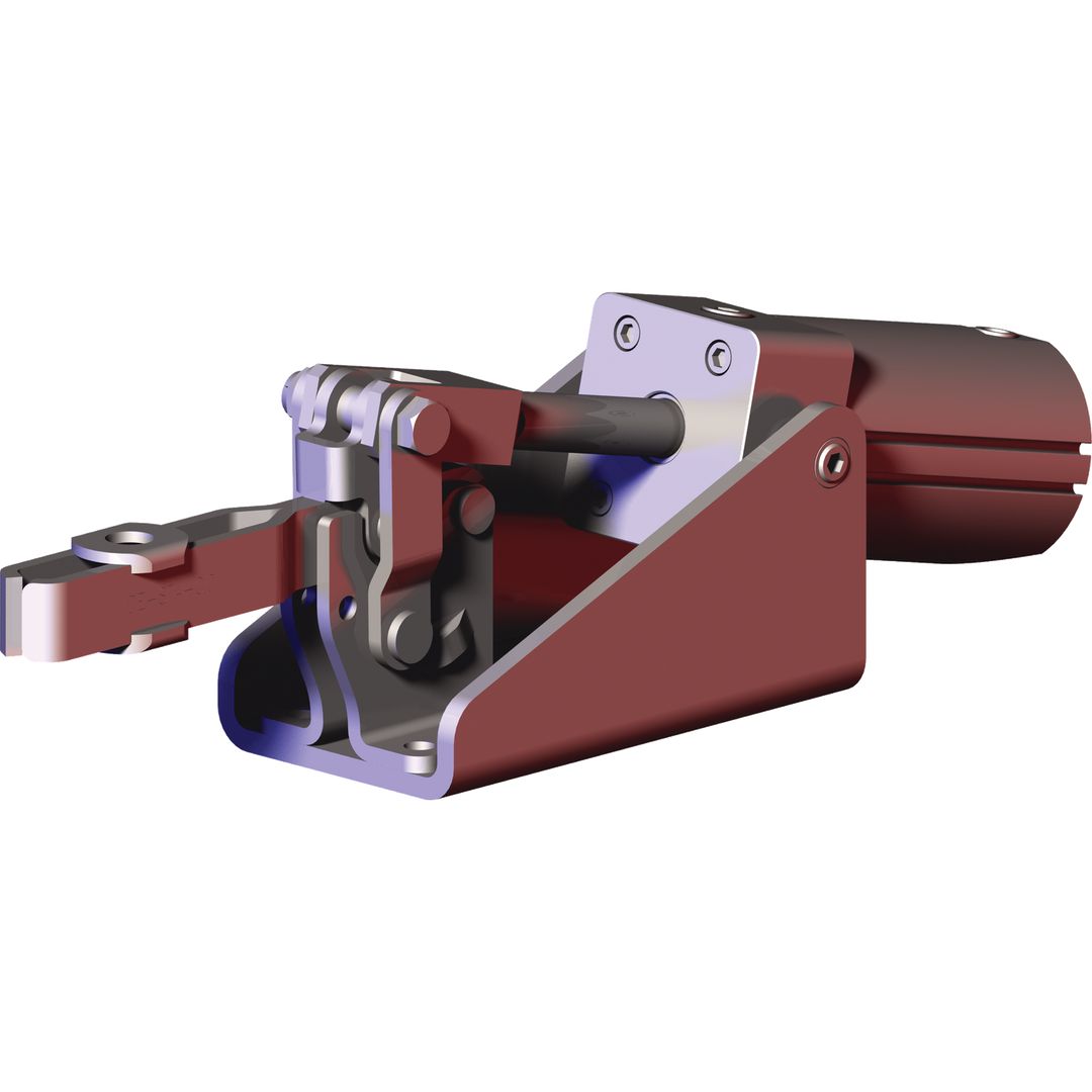 847-U - Kraftspanner/Schubstangenspanner, pneumatisch, Kniehebel, Durchflussbegrenzung