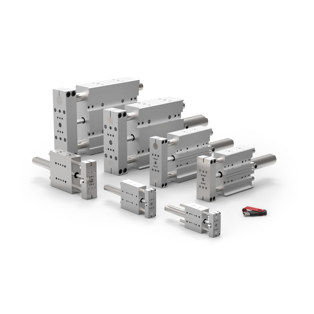 DLT-20M-N-C-100 - Block Thruster Linear Slide