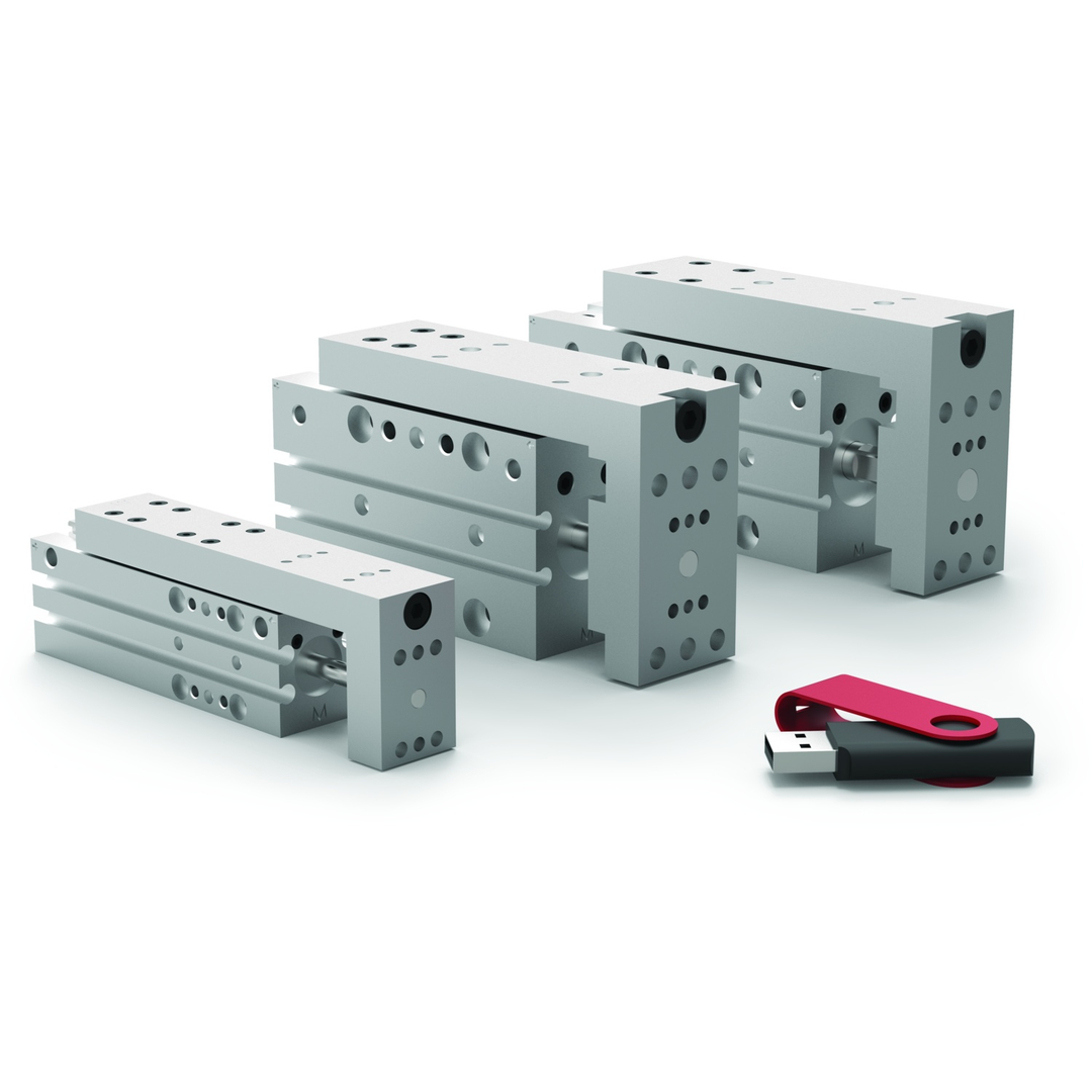 DLM-09M-100-80 - Mini Ball Rail Linear Slide, 9MM X 80MM STROKE