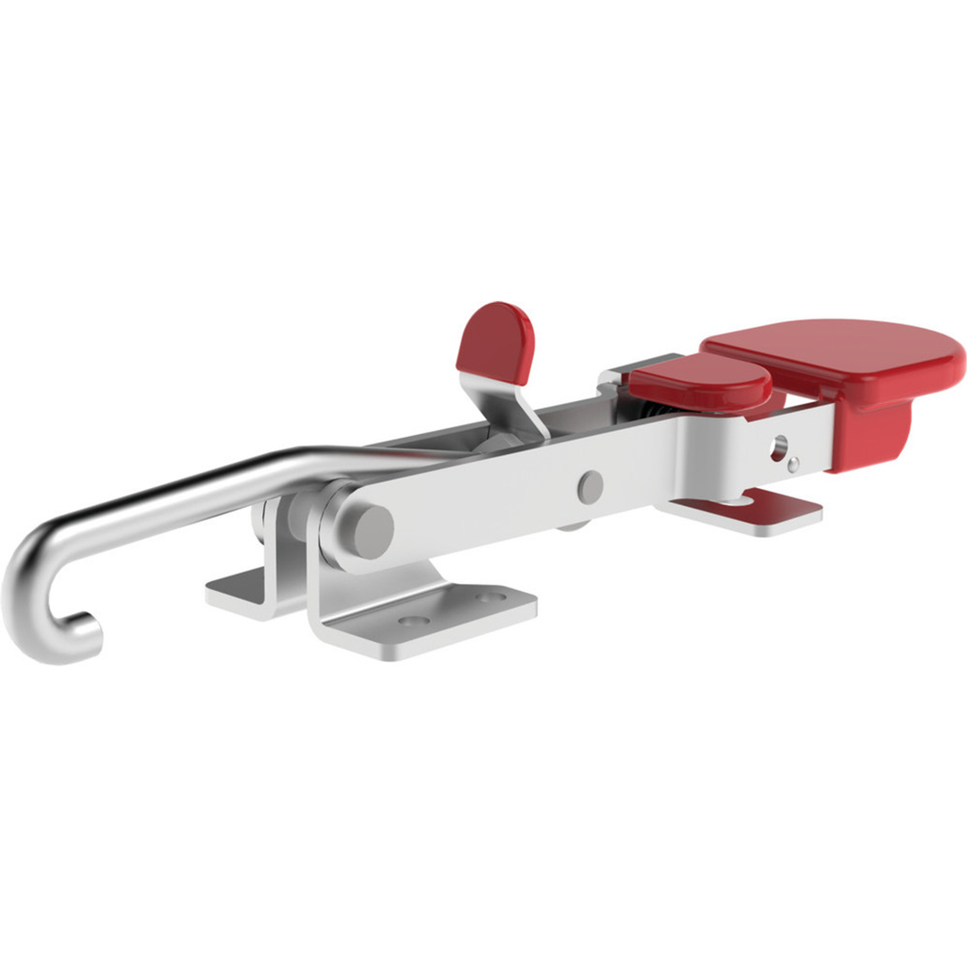 Pull-Action Latch Clamp, 351-R w/ 25mm Long Hook