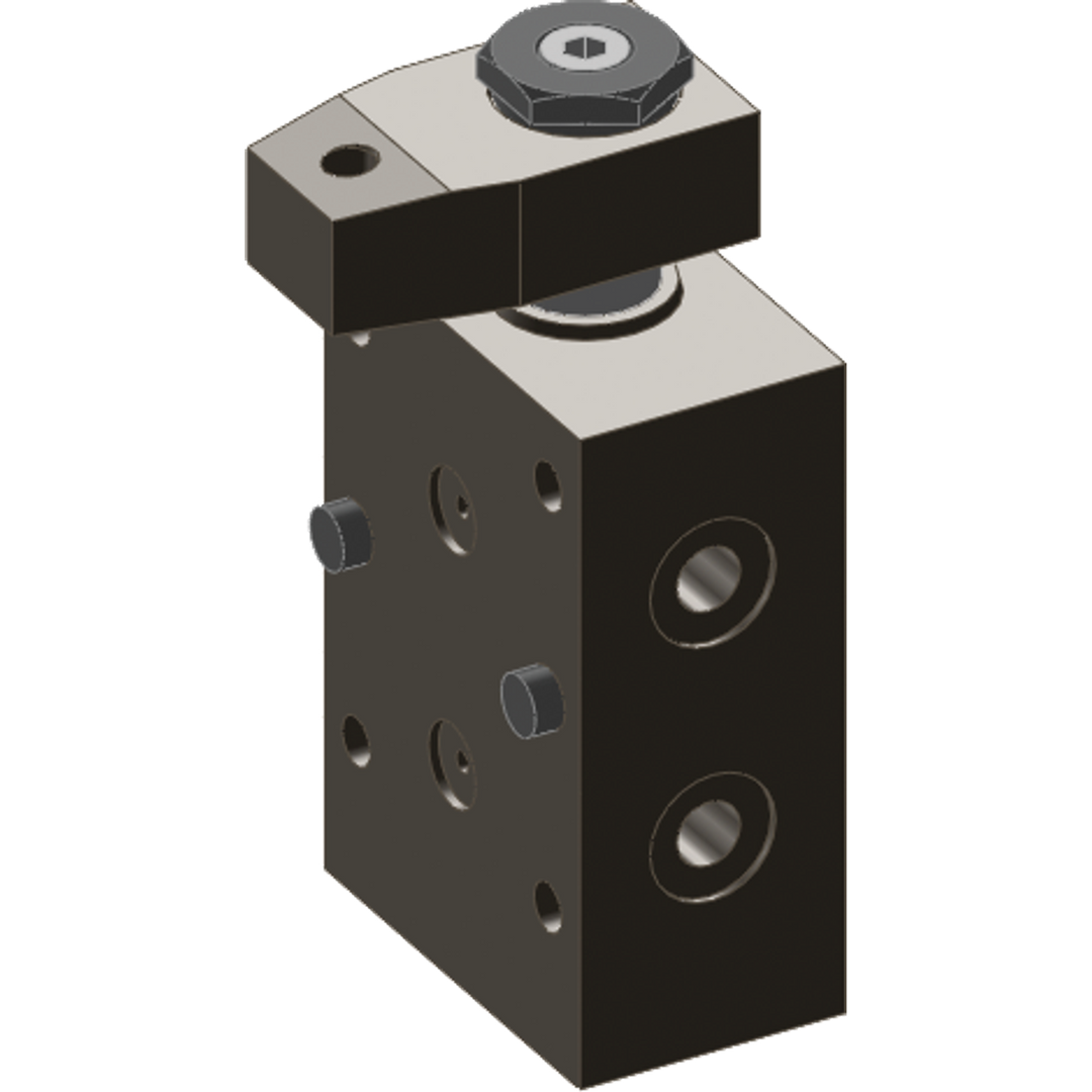 726D32243-2 - Hydraulic Swivel Clamp, Swing clamp base flange version