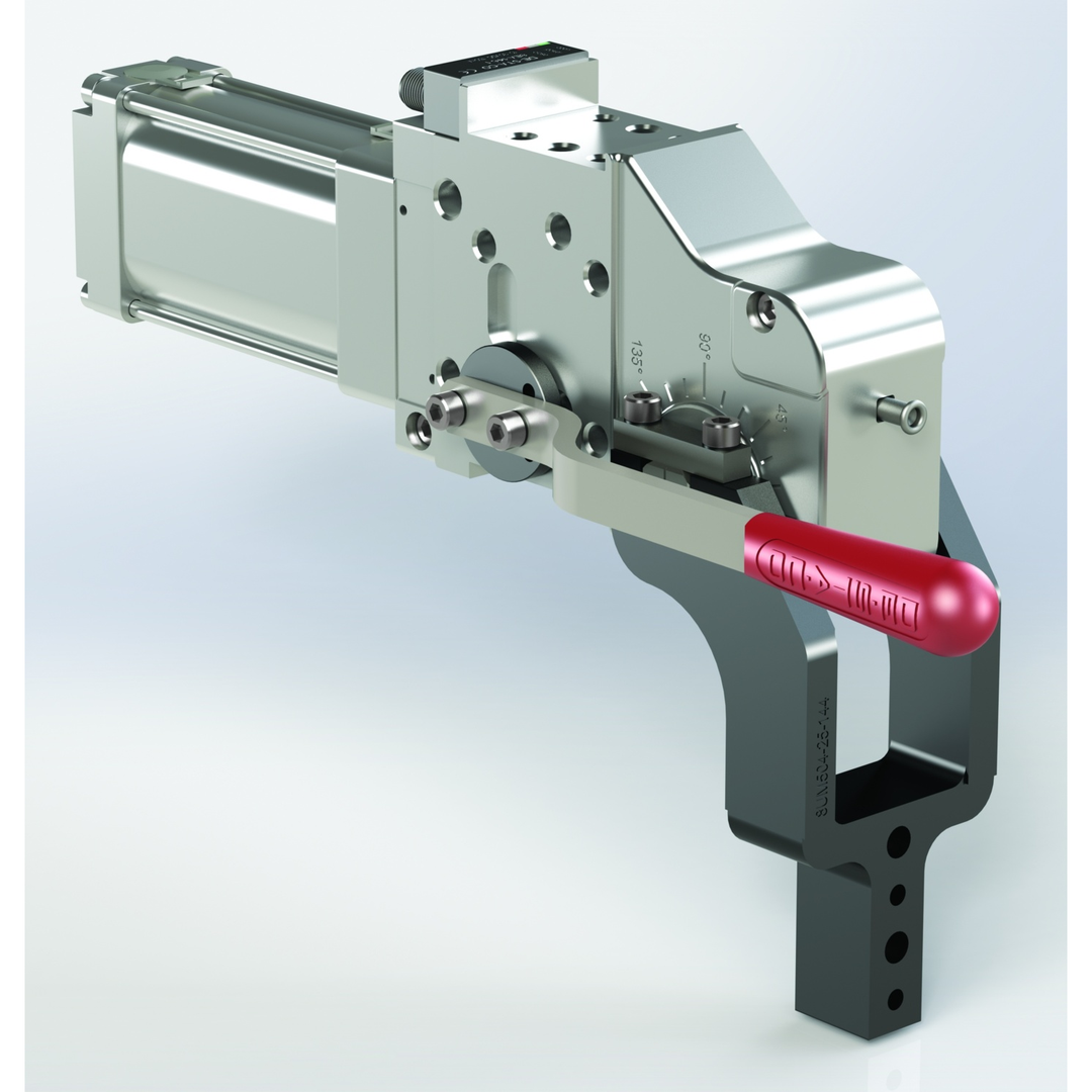 82M-3N130040L8 - Enclosed Pneumatic Power Clamp