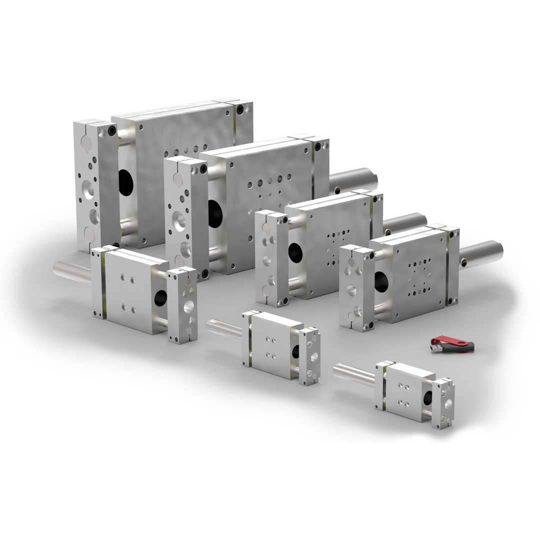 DLB-16-T-C-5 - Lineareinheit, Basis, DirectConnect, Zylinder intern/integriert
