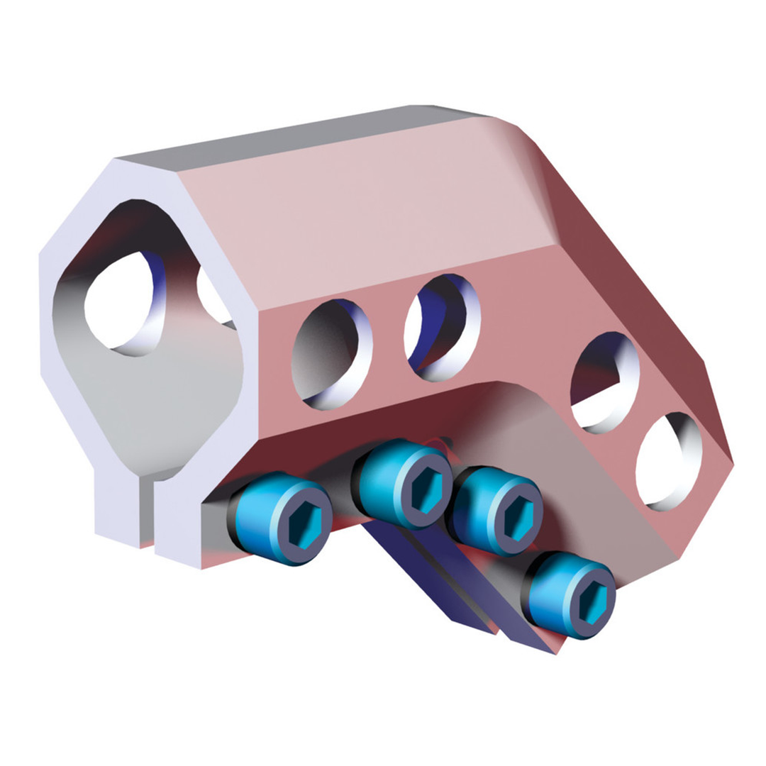 CPI-DC-4545B-45 : Low Profile Transition Bracket, 45° Angular (45mm to 45mm)