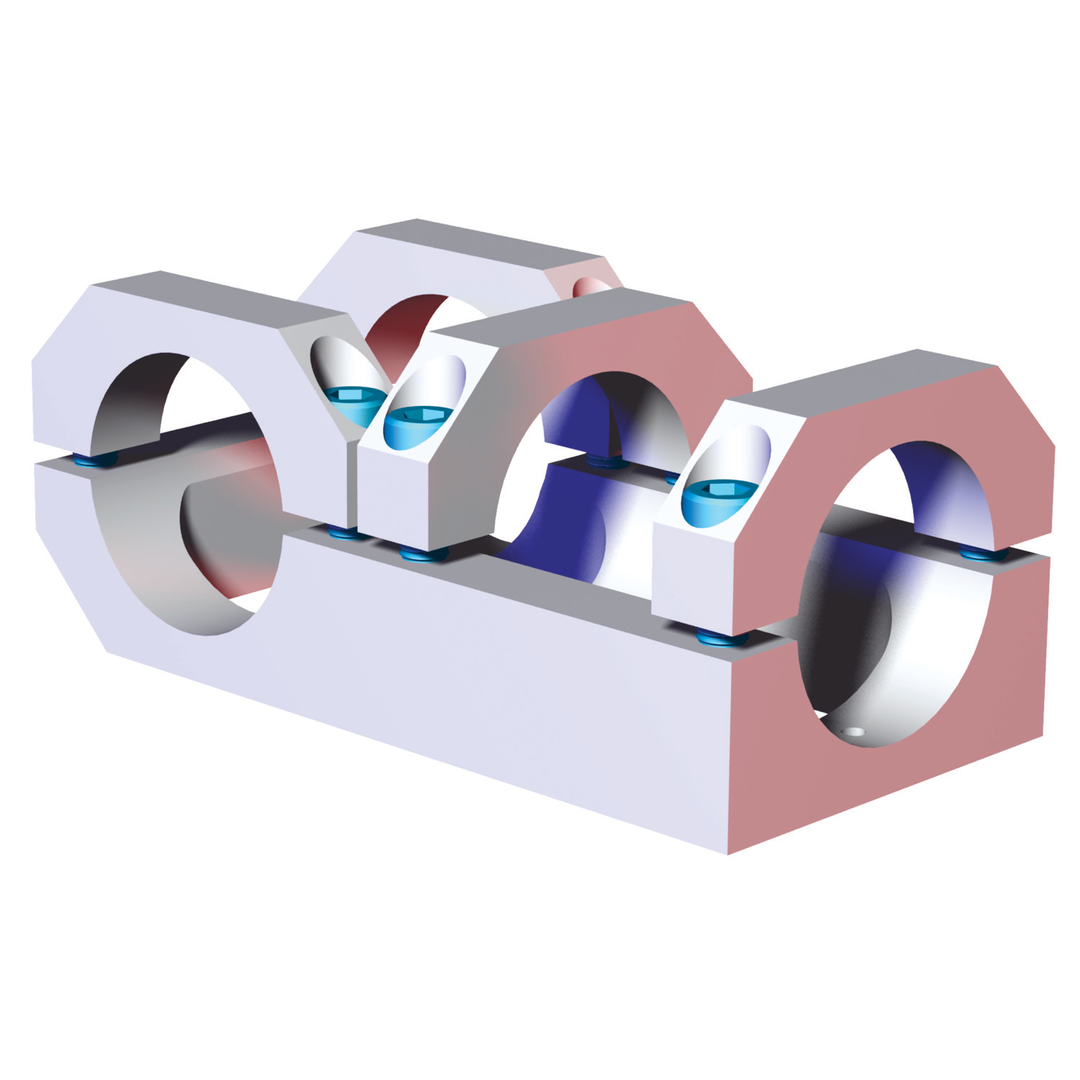 CPI-TCA-60M-60M : TCA Ø60mm to Ø60mm T-Clamp Bracket Assembly