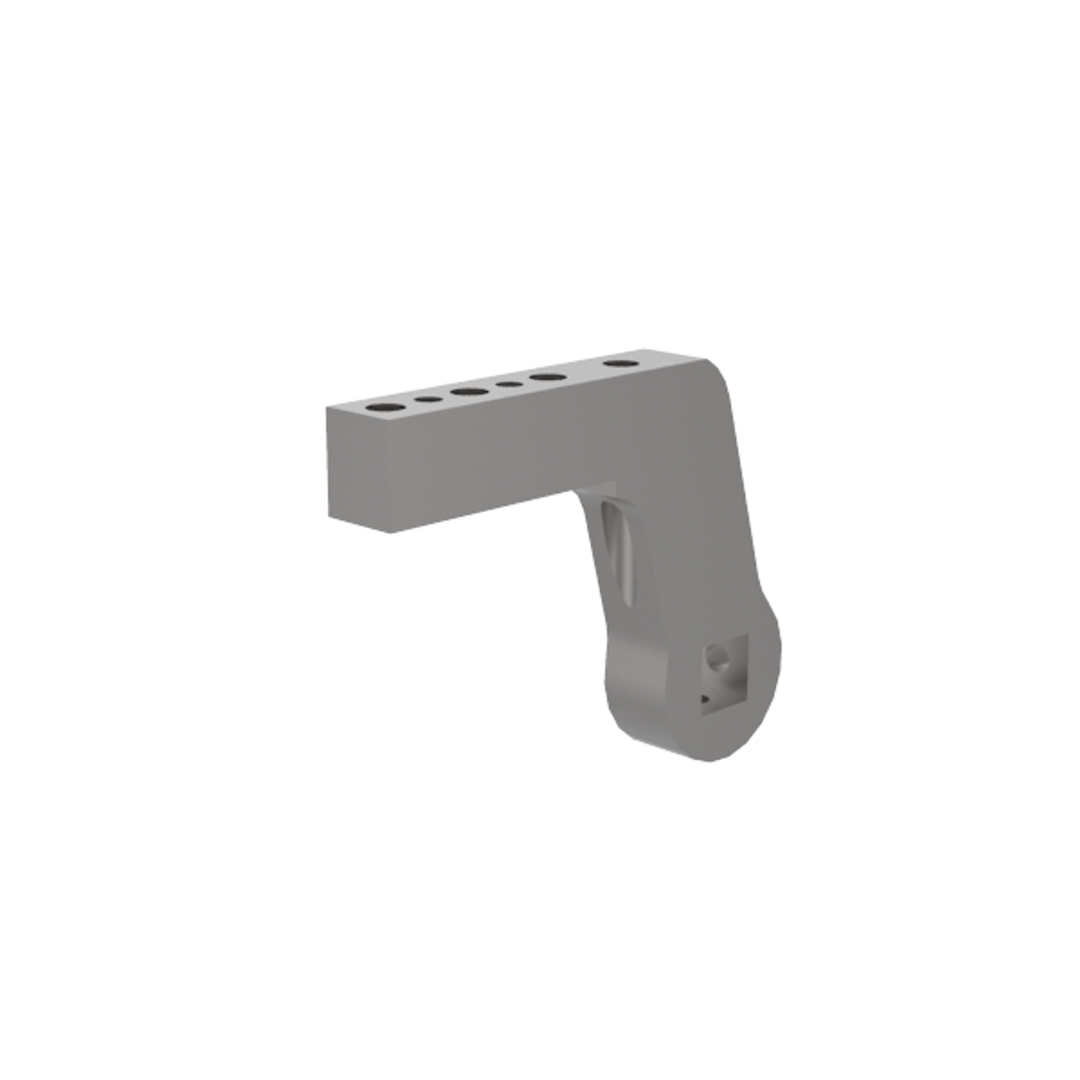 B8JG-1031-1 - Spannarm, seitlich, NAAMS, Länge 135 mm, Durchgangsbohrung 11 mm, mit Befestigungselementen