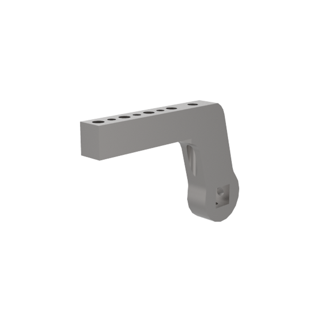 B8JG-1032-1 - Spannarm, seitlich, NAAMS, Länge 165 mm, Durchgangsbohrung 11 mm, mit Befestigungselementen