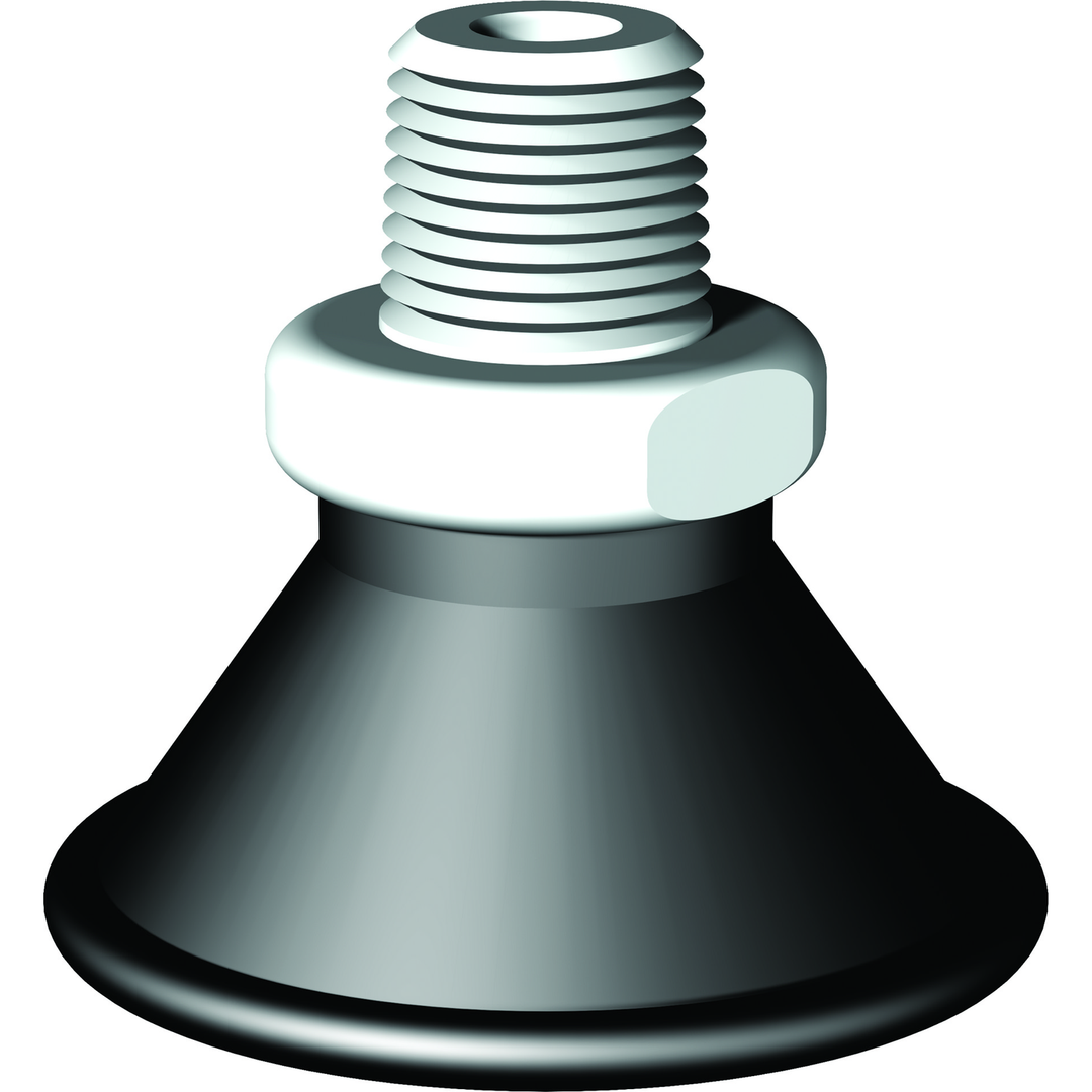 CPI-10CC-C-60 - Vacuum Cup Cone, 1-1/4in. Diameter., 60 Durometer, Black