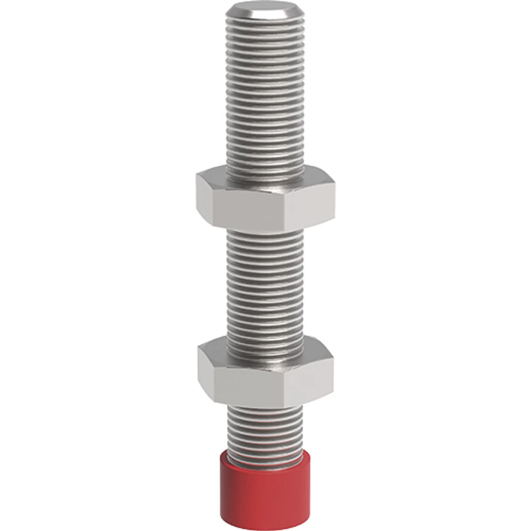 213208-M-L : Spindel mit Neopren-Kappe, flach - Spannerzubehör