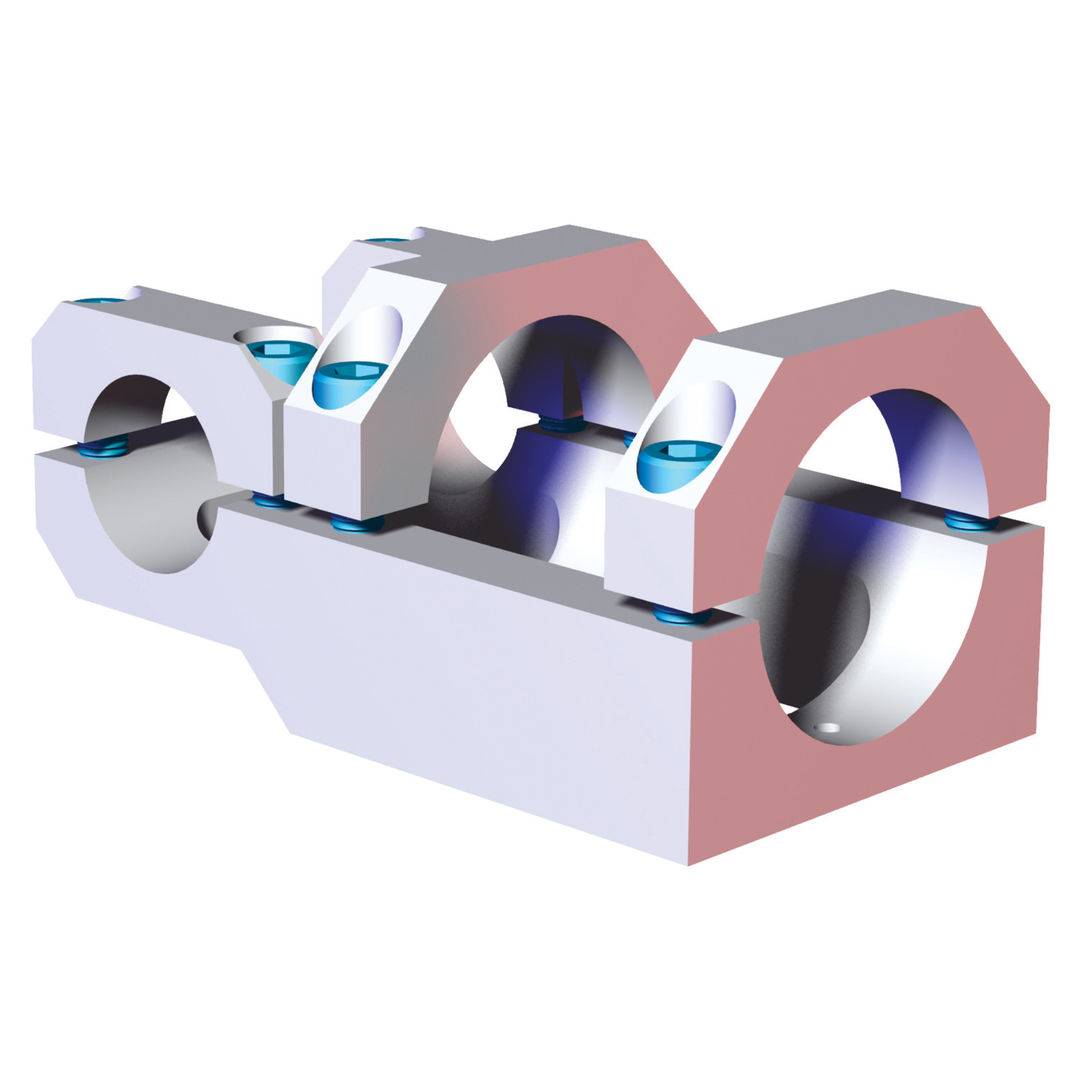 CPI-TCA-250-250 : TCA Ø2.50 to Ø2.50 T-Clamp Bracket Assembly