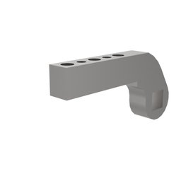 B8JG-1217-1 - Spannarm, seitlich, NAAMS, Länge 120 mm, 11 mm Durchgangsbohrung, mit Befestigungselementen | DESTACO