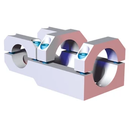 CPI-TCA-60M-40M : TCA Ø60mm to Ø40mm T-Clamp Bracket Assembly