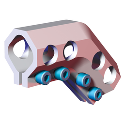 CPI-DC-3030B-45 - Low Profile Transition Bracket, 45° Angular (30mm to 30mm)