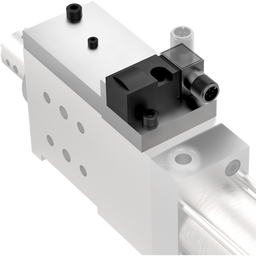 8EA-161-1 : Induktive Abfragesysteme von DESTACO sind für den Einsatz mit Kraftspannern der Serie 82P25-2 ausgelegt und werden mit einem M12x1-Stecker angeschlossen. | DESTACO