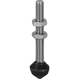 213208 : Spindel mit Neopren-Kappe, kegelförmig - Spannerzubehör