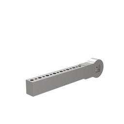 B8JG-1115-1 - Spannarm, seitlich, NAAMS, Länge 305 mm, Durchgangsbohrung 11 mm, mit Befestigungselementen | DESTACO