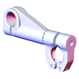 CPI-50-30-SA-B112 - Swivel Arm, 50mm Long, 30mm Sleeve w/ Ball Mount