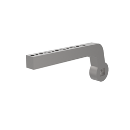 B8JG-1155-1 - Spannarm, seitlich, NAAMS, Länge 305 mm, 11 mm Durchgangsbohrung, mit Befestigungselementen