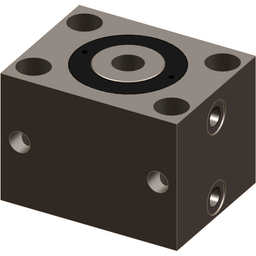 723D68242-2 - Hollow rod block cylinder double acting