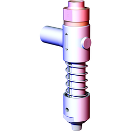 CPI-SCM10-400E - Spring Cup Mount Extension, 4.0In. Spring Cup Mount - 1.0In. Knob