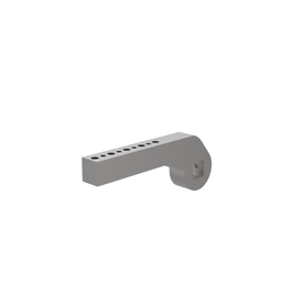 B8JG-1132-1 - Spannarm, seitlich, NAAMS, Länge 215 mm, Durchgangsbohrung 11 mm, mit Befestigungselementen