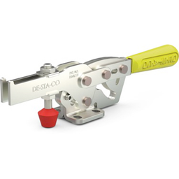 2027-U-Y - Horizontal Hold-Down Toggle Locking Clamp, Yellow Handle