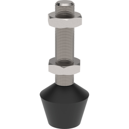 235208 | Flat-Tip Bonded Neoprene Spindle - Clamp Accessory