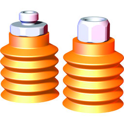 VC-BM50V-18M : Micro Series Round Multi-Bellows Vacuum Cups