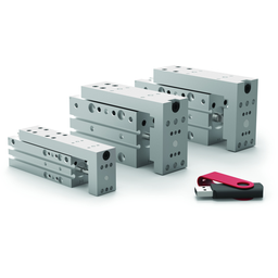 DLM-12M-50-30-D-P - Mini Ball Rail Linear Slide, 12MM X 30MM STROKE