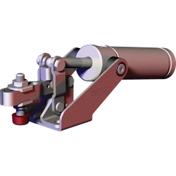 812-U - Kraftspanner/Schubstangenspanner, pneumatisch, Kniehebel, kompakt