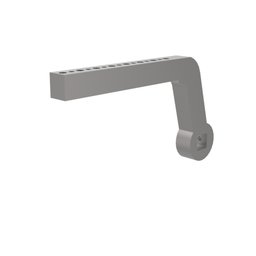 B8JG-1175-1 - Spannarm, seitlich, NAAMS, Länge 305 mm, 11 mm Durchgangsbohrung, mit Befestigungselementen | DESTACO