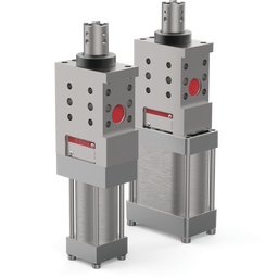 86P60-202D8002-K - Stiftziehzylinder, pneumatisch, doppelte Ausführung, Serie 86P60, exakte Positionierung | DESTACO