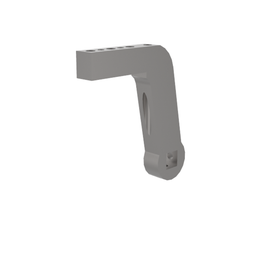 B8JG-1043-1 - Spannarm, seitlich, NAAMS, Länge 135 mm, Durchgangsbohrung 11 mm, mit Befestigungselementen