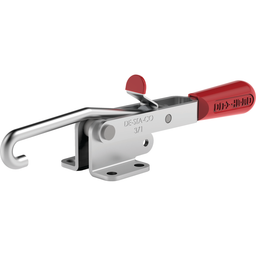 371-SS-M-25 - Pull-Action Latch Clamp w/ 25mm Longer Hook | Manual Clamping