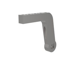 B8JG-1044-1 - Spannarm, seitlich, NAAMS, Länge 165 mm, Durchgangsbohrung 11 mm, mit Befestigungselementen
