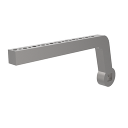 B8JG-1178-1 - Spannarm, seitlich, NAAMS, Länge 395 mm, 11 mm Durchgangsbohrung, mit Befestigungselementen | DESTACO