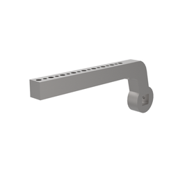 B8JG-1156-1 - Spannarm, seitlich, NAAMS, Länge 305 mm, 11 mm Durchgangsbohrung, mit Befestigungselementen