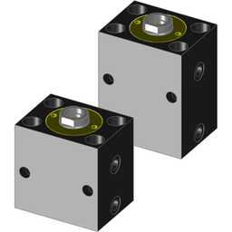 722D32252-2 - Hydraulik-Blockzylinder, doppeltwirkend